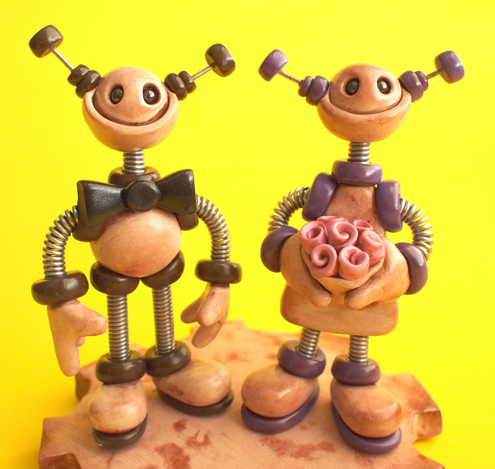 Funky-robot-wedding-cake-toppers.full