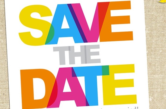 photo of Neon wedding save-the-date