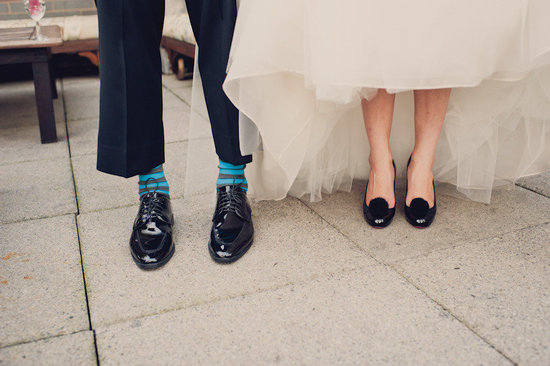 photo of Touches of Black for Sophisticated Brides