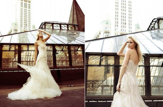 photo of Ethereal Beauty + Vintage Romance by Monique Lhuillier