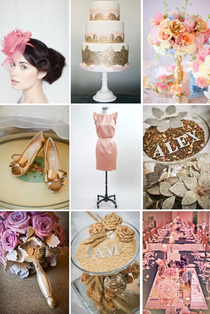 photo of Rose Gold Wedding Inspiration