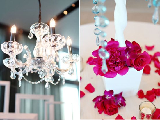 photo of Orchids + Chandeliers: A Match Made in Wedding Heaven