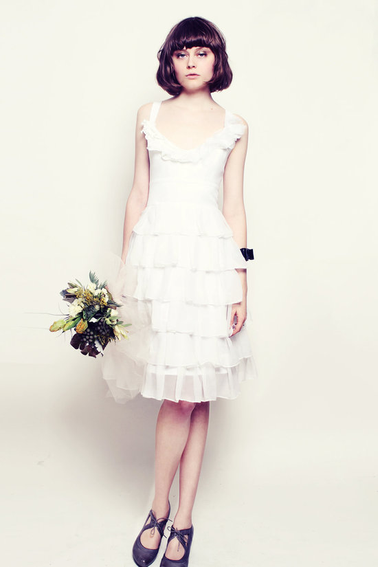 photo of Pearl little white wedding dress