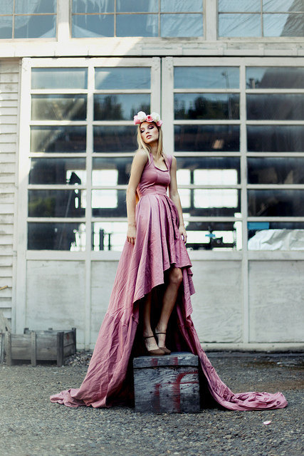 photo of 2012 bridesmaid dress dusty rose