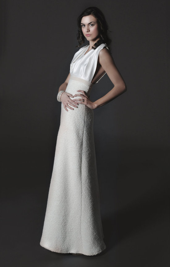 photo of Open-back wedding dress