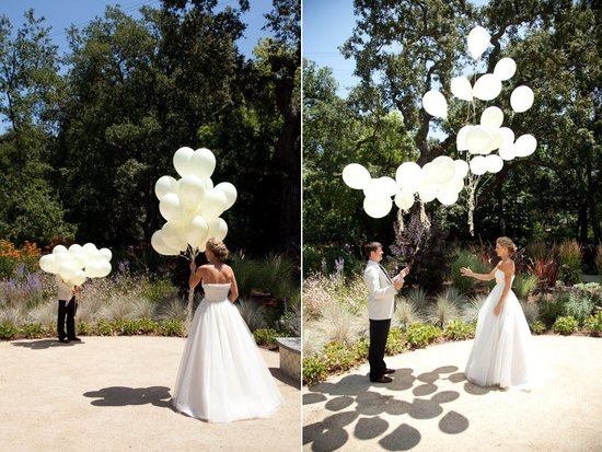 photo of Float Away with Balloon Wedding Inspiration
