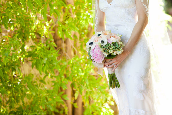 photo of Sweet Anemone Wedding Flower Inspiration