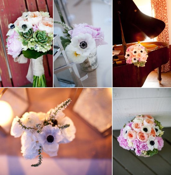 photo of Sweet Anemone Wedding Flower Inspiration