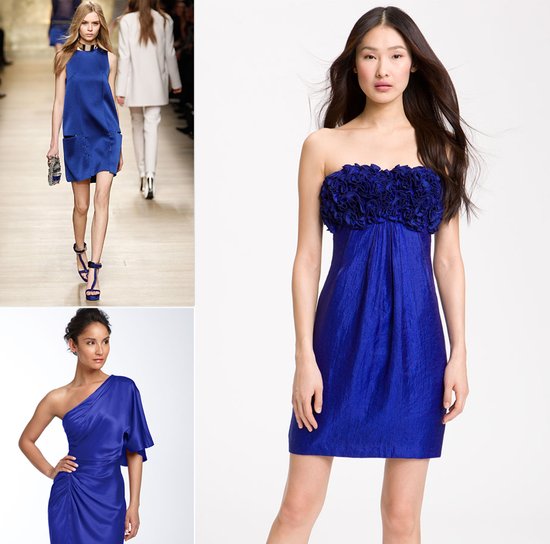 photo of strapless trapeze dress