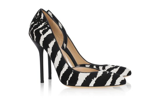 photo of Gucci zebra heels
