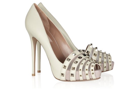 photo of Studded Valentino bridal pumps