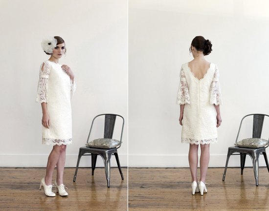 photo of Lace little white dress