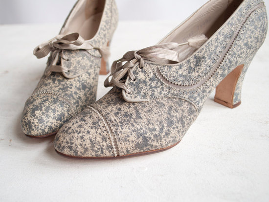 photo of Vintage bridal booties