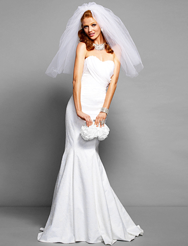 photo of Spring 2012 wedding dress by Bebe- 2