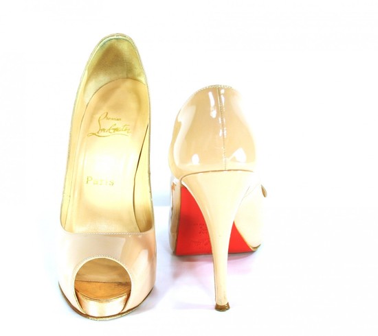 photo of brides something old christian louboutin wedding heels
