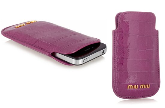 photo of Miu Miu iPhone case via Net-a-Porter