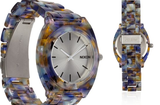 photo of Nixon watercolor watch via Net-a-Porter