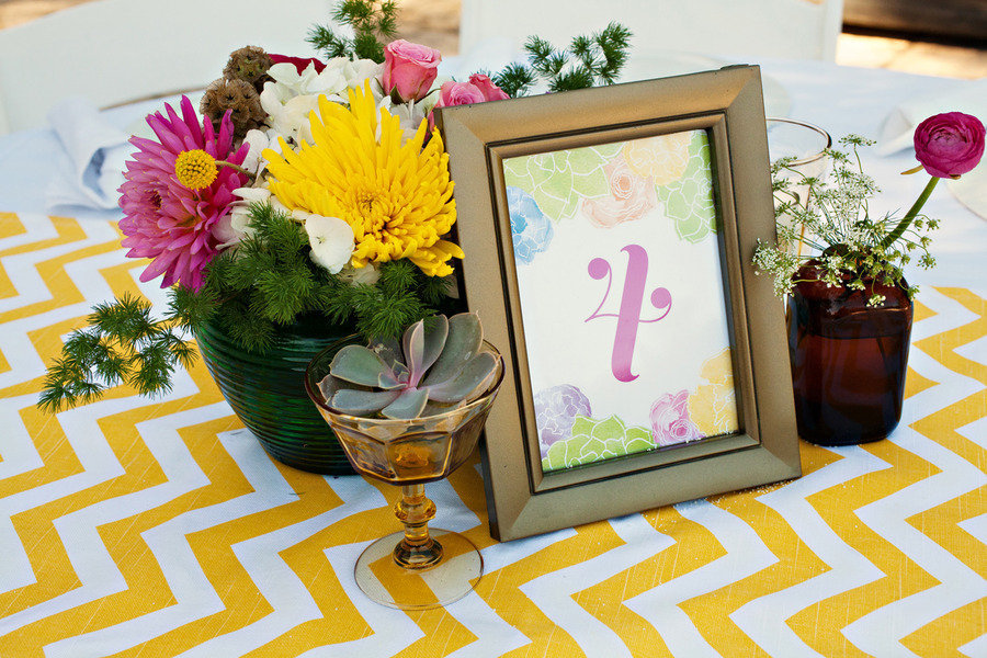 Retro-inspired-wedding-reception-decor-centerpieces.full