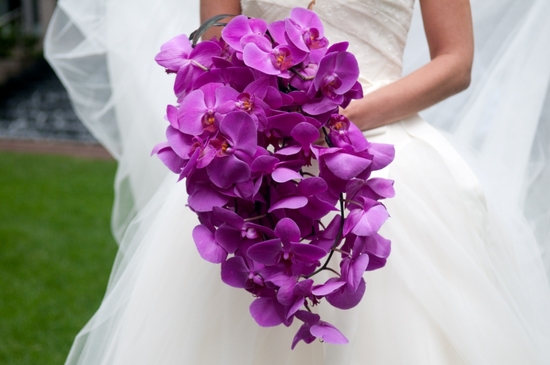 photo of Monochromatic Bridal Bouquets