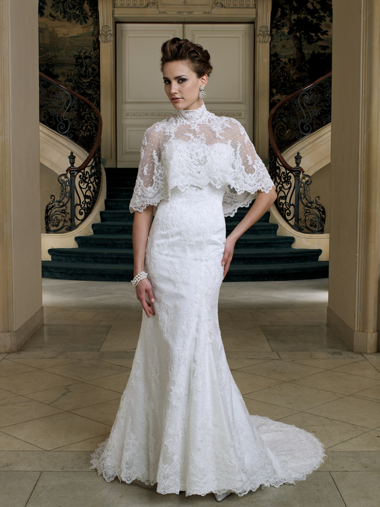 photo of 2012 Bridal Style Trend: Cape Toppers