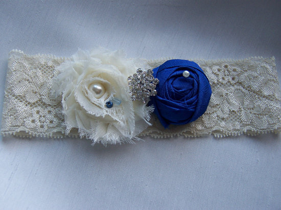 photo of Silk and chiffon bridal garter