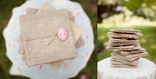 photo of Burlap Decor for Your Rustic Chic Wedding