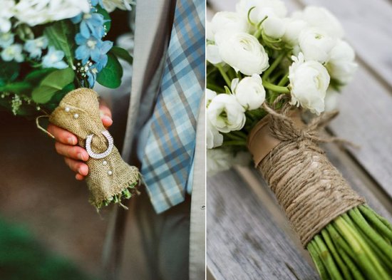 photo of Burlap Decor for Your Rustic Chic Wedding