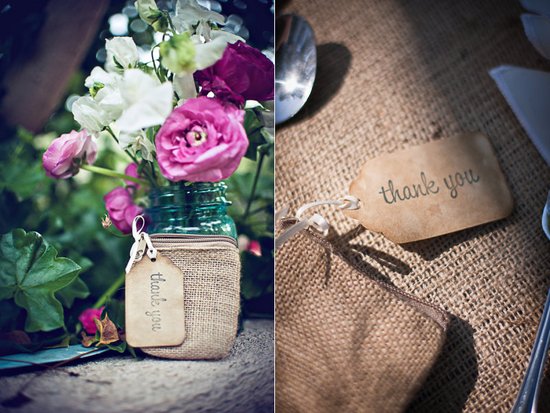 photo of Burlap Decor for Your Rustic Chic Wedding