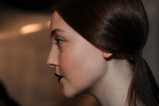 photo of christian siriano beauty wedding hair makeup dramatic