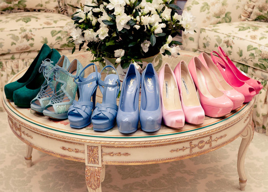 photo of Strut Your Stuff in Bold Wedding Shoes