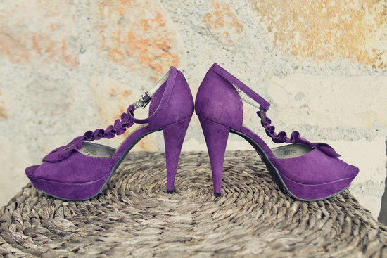 photo of Strut Your Stuff in Bold Wedding Shoes