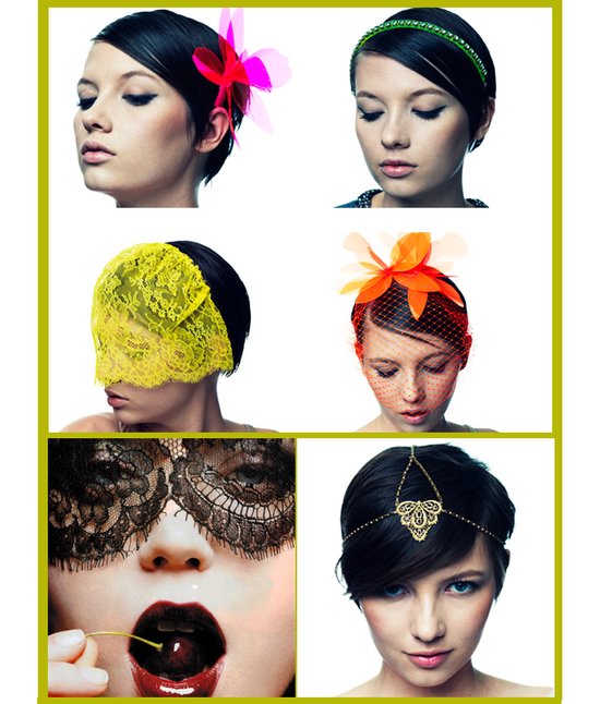 photo of Bright Wedding Hair Pieces by Jennifer Behr