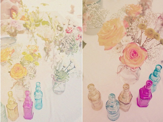 vintage wedding tabletop reception decor wedding flower centerpieces