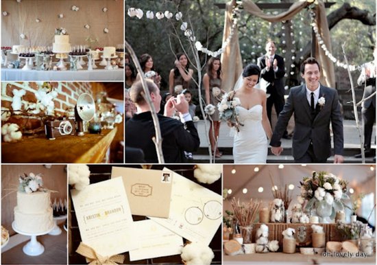 photo of Vintage-Inspired Wedding Ideas: Cotton Blooms