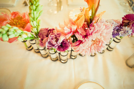 photo of Inspiring Wedding Flowers- Bridal bouquets, wedding reception centerpieces, boutonnieres and more!
