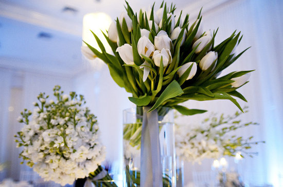photo of Inspiring Wedding Flowers- Bridal bouquets, wedding reception centerpieces, boutonnieres and more!