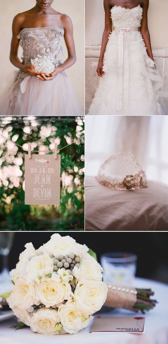 photo of Elegant Neutrals for Your Wedding Day