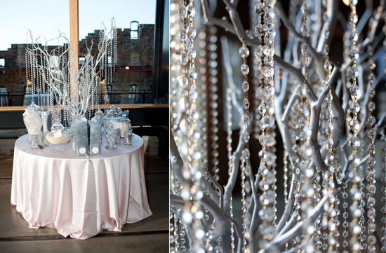photo of Ice Blue + Sparkle Wedding Inspiration