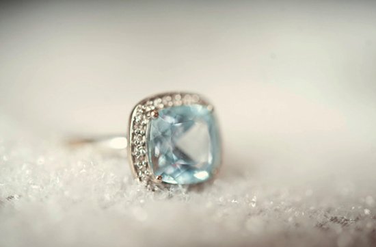 photo of Ice Blue + Sparkle Wedding Inspiration