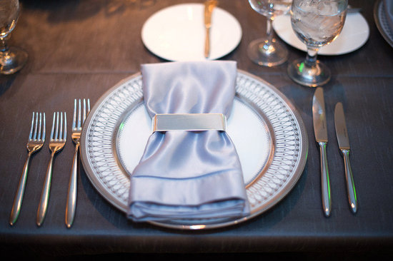 photo of Ice Blue + Sparkle Wedding Inspiration