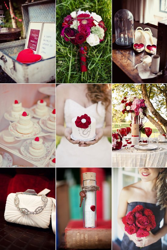 photo of Sweet Valentine's Day Wedding Inspiration