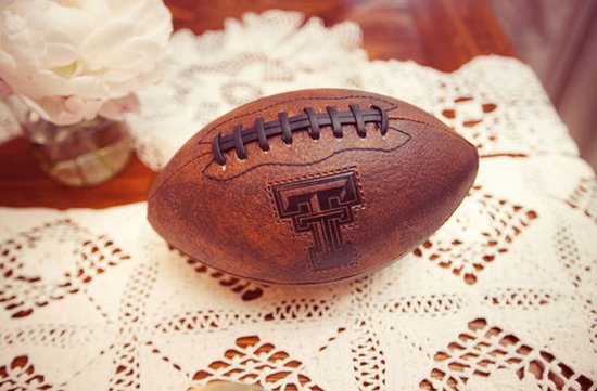 photo of Ideas for incorporating football into your wedding decor- 1
