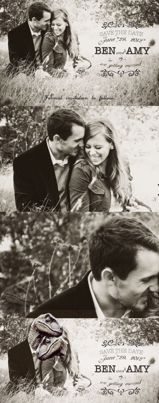 photo of Clever wedding save-the-date!