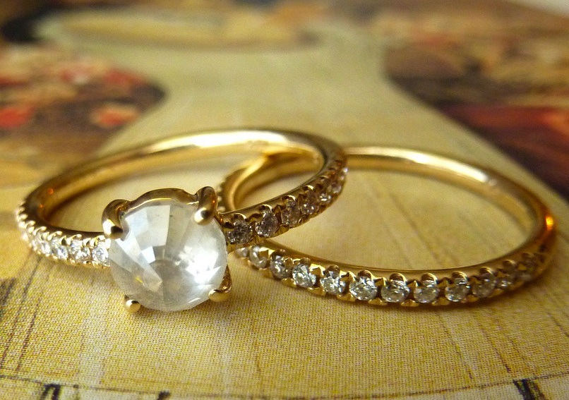 Unique-engagement-rings-wedding-bands-on-etsy-rose-cut-round-diamond.full