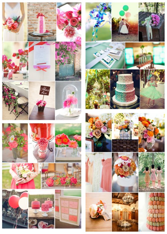 photo of All the pretty palettes to inspire your dream wedding