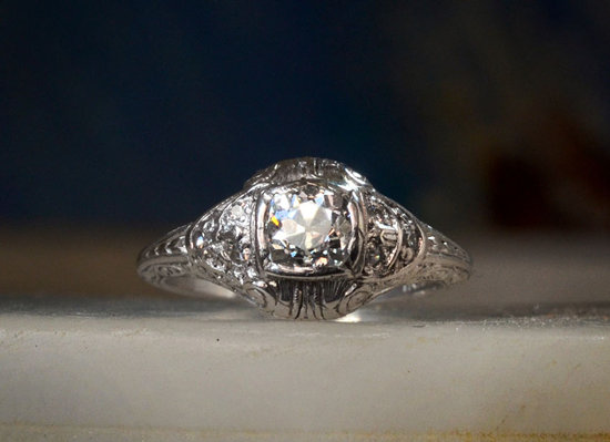 antique engagement rings for vintage brides 8