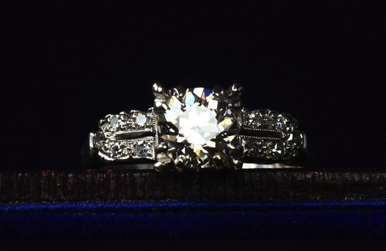 antique engagement rings for vintage brides classic
