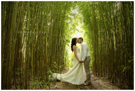 photo of Beachy Bamboo Wedding Inspiration