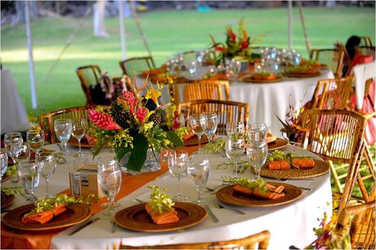 photo of Beachy Bamboo Wedding Inspiration