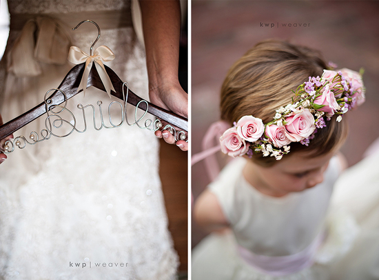 photo of real wedding detail shot reasons to splurge on the wedding photographer bride hanger flower girl